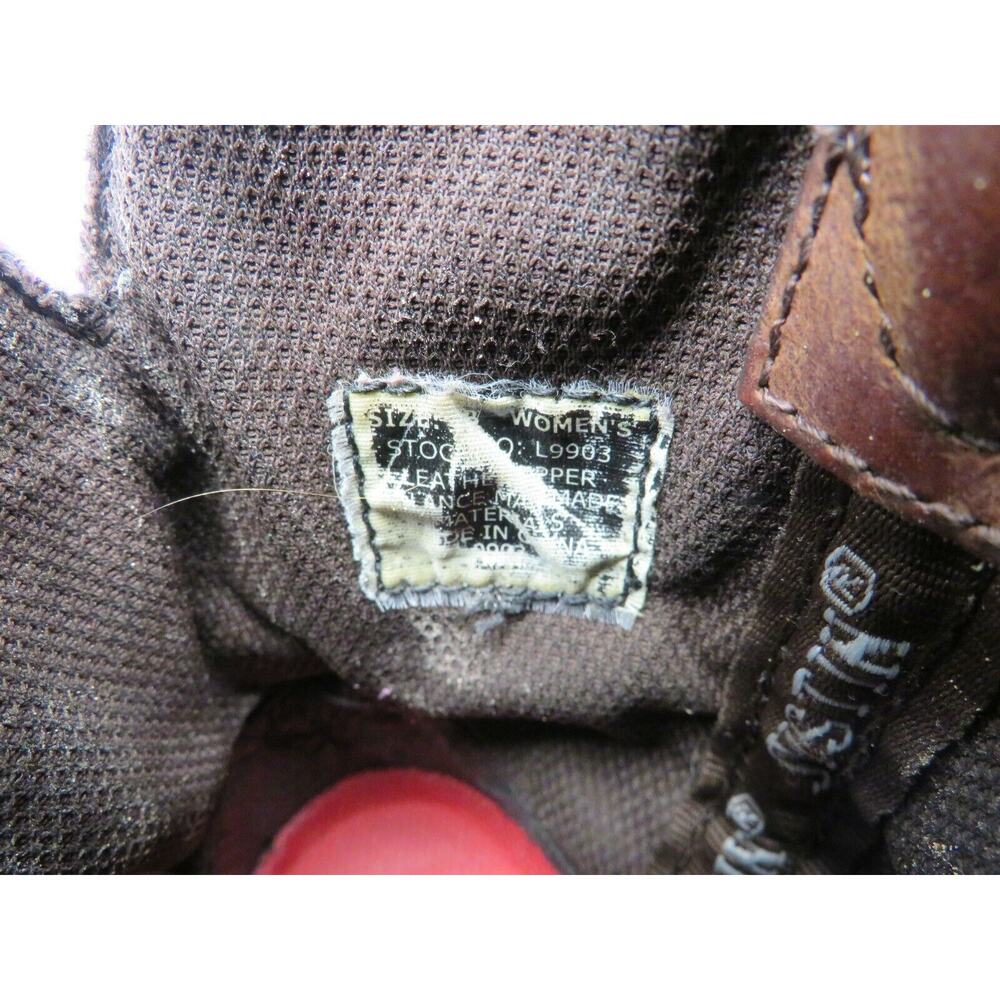 Justin Gypsy Brown Leather Stockman Cowboy Western Boot Womens Size 7 B - Picture 10 of 11